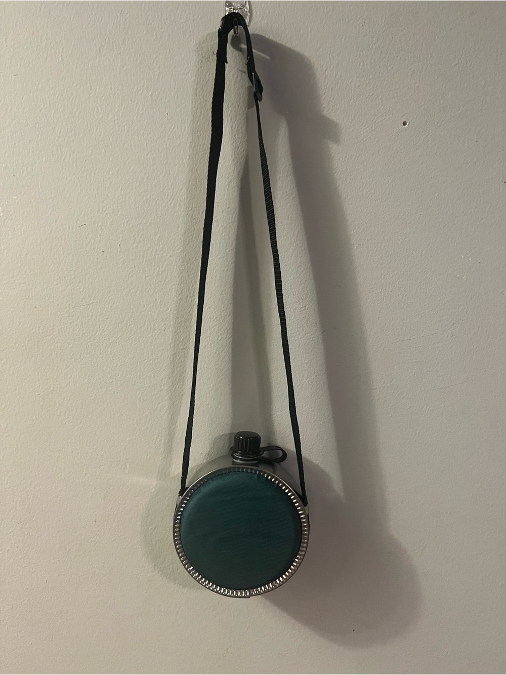 Round Teal Bottle Bag - Women